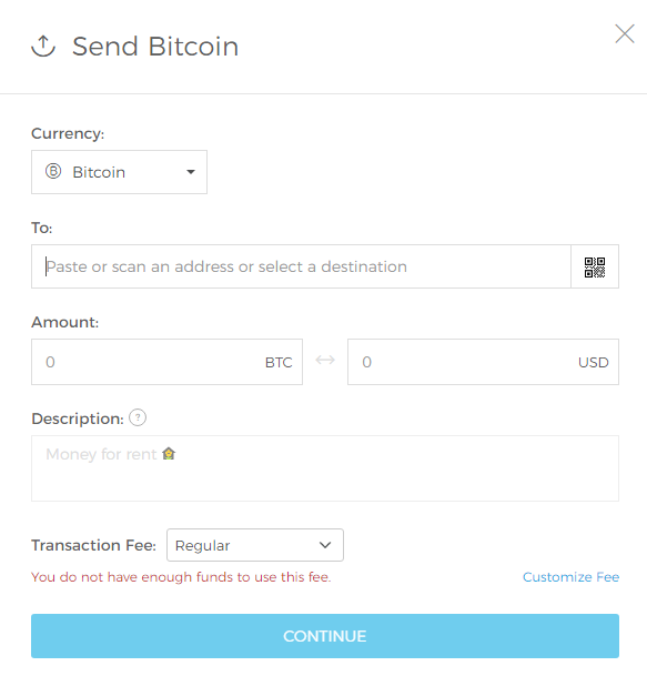 bitcoin login blockchain